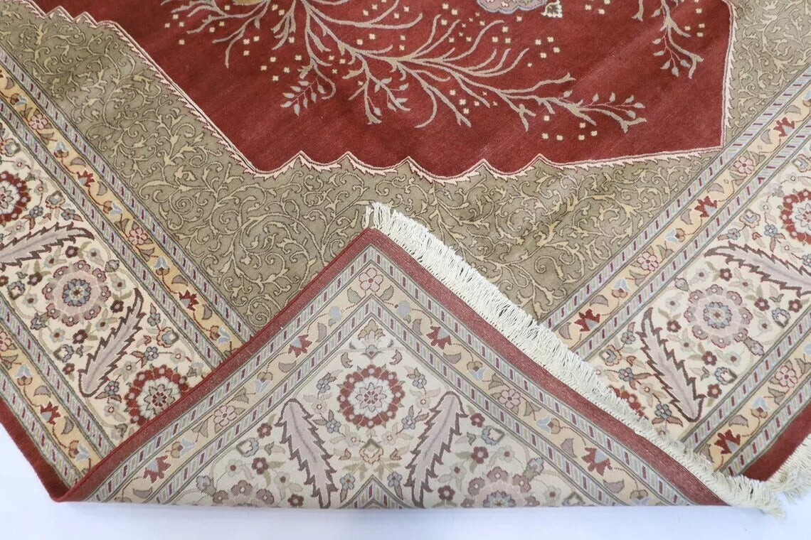 274 x 370 cm | Fine Heriz Tribal Hand Knotted Carpet
