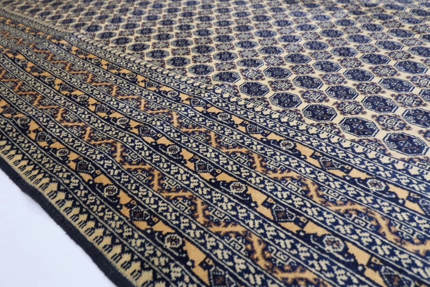 196 x 300 cm | Bokhara Afghan Tribal Hand Knotted Carpet