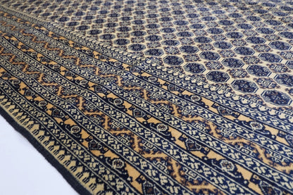 196 x 300 cm | Bokhara Afghan Tribal Hand Knotted Carpet