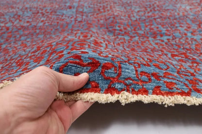 160 x 202 cm | Mamluk Afghan Tribal Hand Knotted Veg Dye Wool Carpet