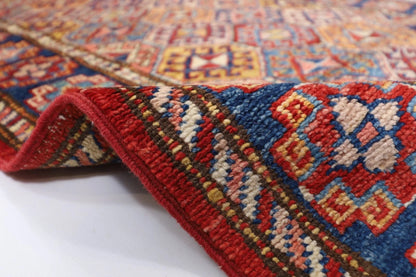 80 x 268 cm | Shawl Afghan Tribal Hand Knotted Wool Runner