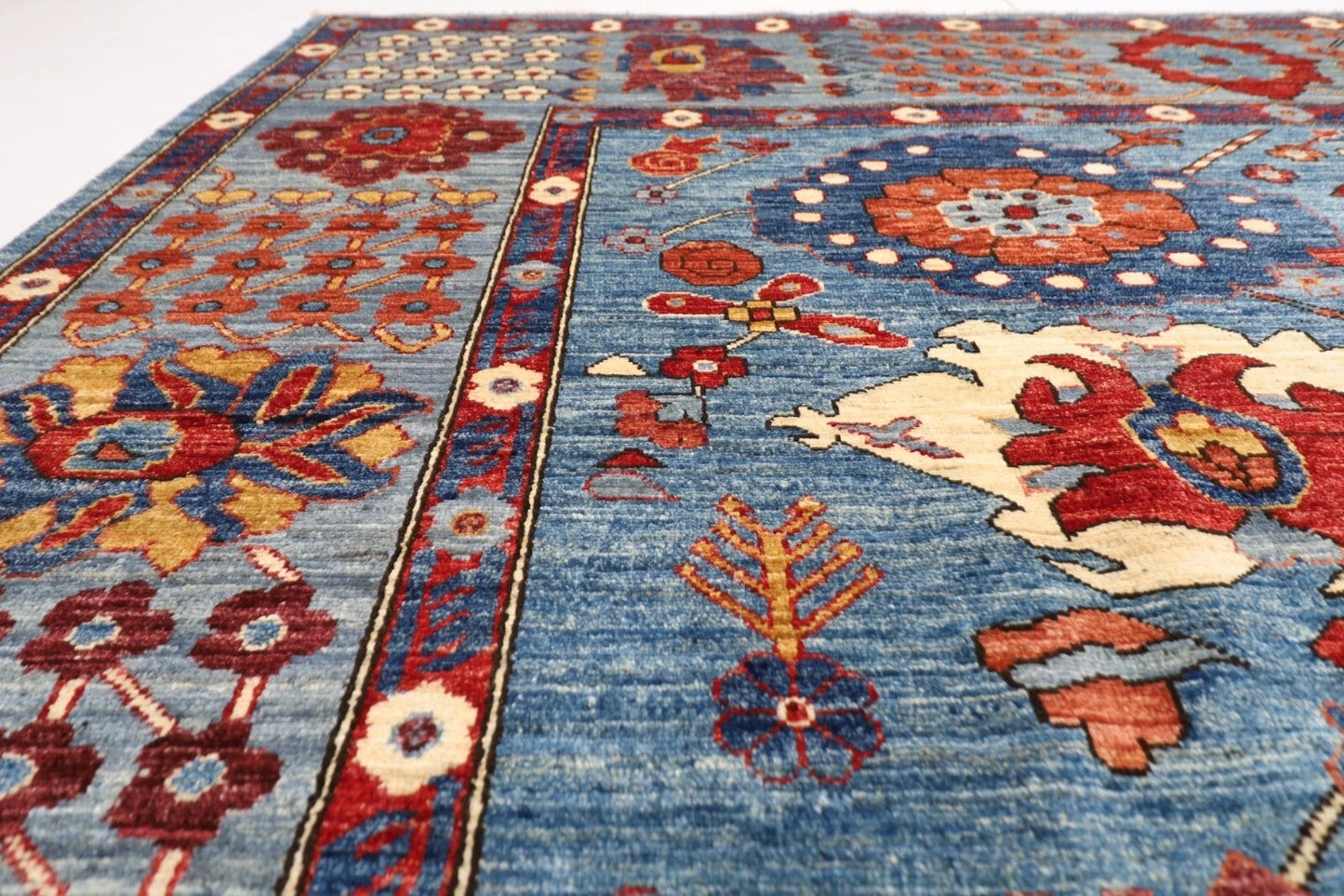 246 x 305 cm | Bidjar Afghan Tribal Hand Knotted Carpet
