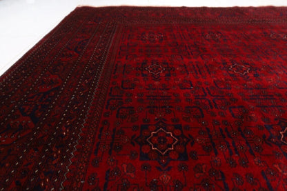 253 x 345 cm | Belgic Afghan Tribal Hand Knotted Carpet