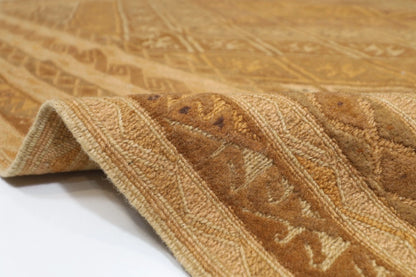 143 x 201 cm | Flat Weave Tribal Hand Knotted Veg Dye Wool Carpet
