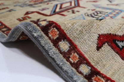 250 x 301 cm | Animal Print Afghan Tribal Hand Knotted Carpet