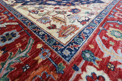 202 x 294 cm | Serapi Afghan Tribal Hand Knotted Carpet