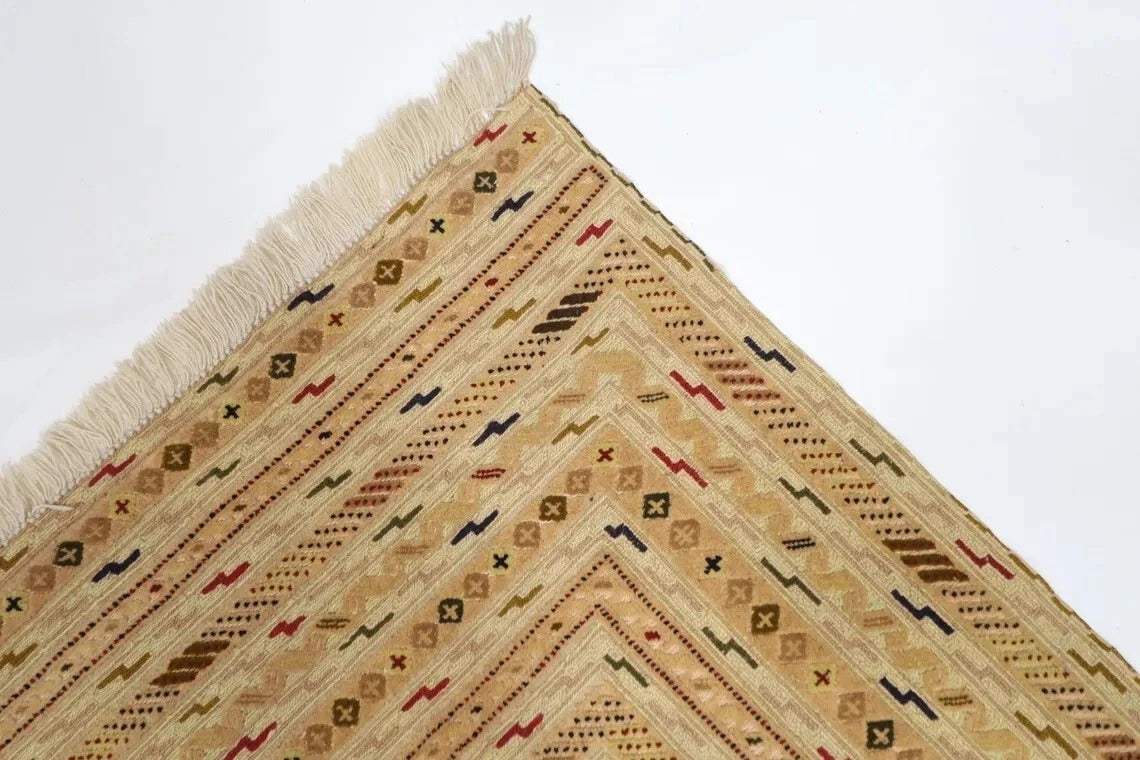 202 x 276 cm | Carpet Kilim Afghan Tribal Hand Knotted Carpet