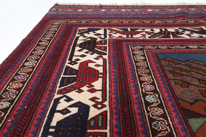 207 x 268 cm | Carpet Kilim Afghan Tribal Hand Knotted Carpet
