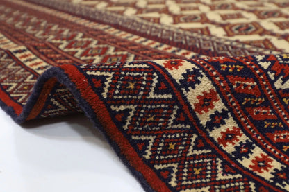 123 x 175 cm | Afghan Tribal Hand Knotted Veg Dye Wool carpet
