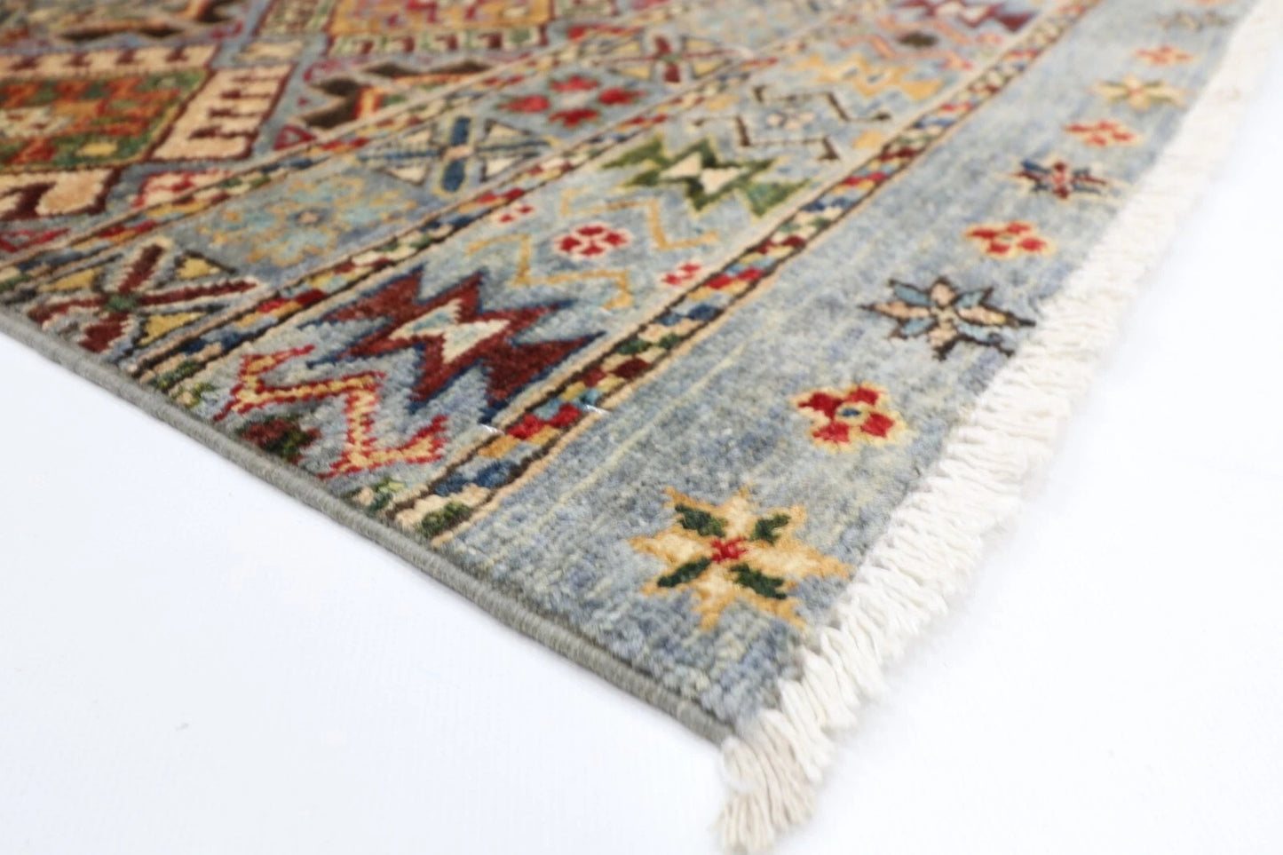 207 x 286 cm | Khorjun Afghan Tribal Hand Knotted Carpet