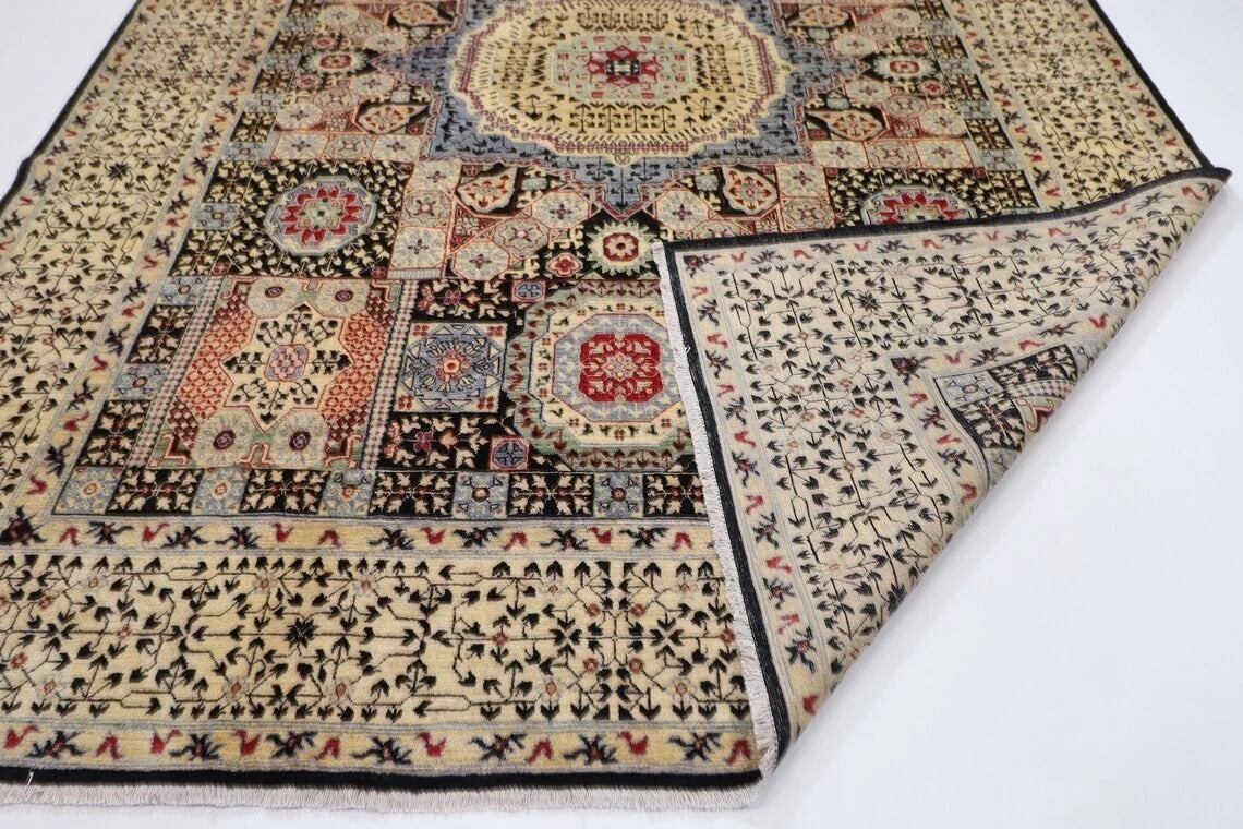 276 x 371 cm | Mamluk Afghan Hand Knotted Carpet