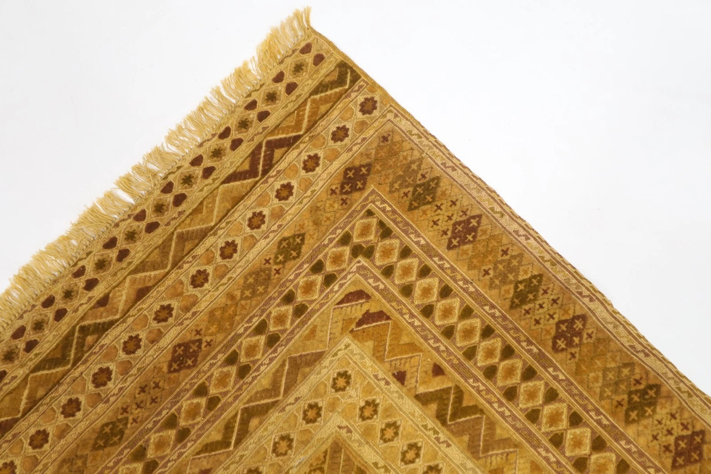 202 x 278 cm | Flat Weaved Carpet Kilim Afghan Tribal Hand Knotted Carpet