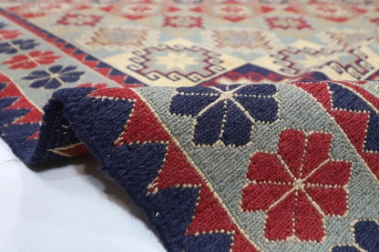 212 x 299 cm | Sumak Afghan Tribal Hand Knotted Kilim