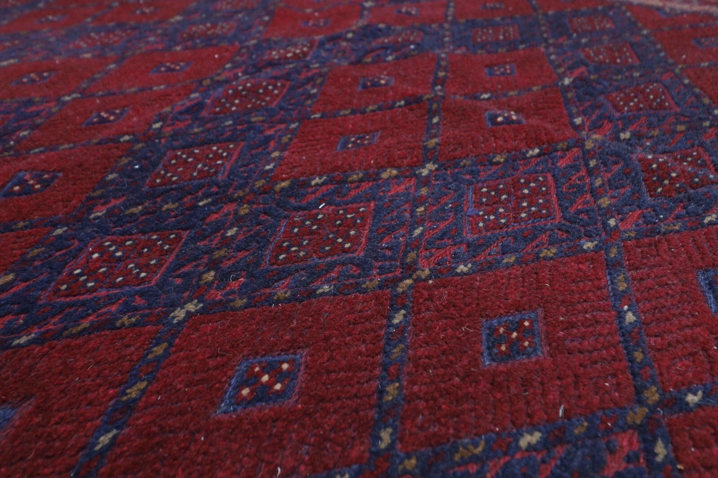 198 x 254 cm | Kilim Afghan Tribal Hand Knotted Veg Dye Wool Carpet
