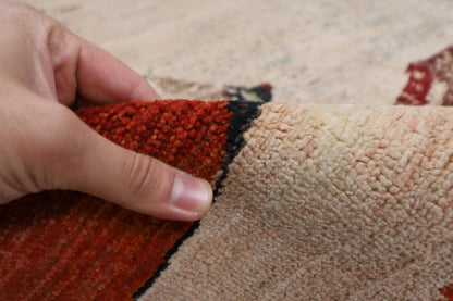 186 x 180 cm | Art Afghan Tribal Hand Knotted Wool Carpet