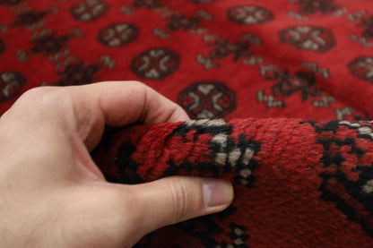 159 x 234 cm | Akja Bokhara Tribal Hand Knotted Wool Carpet