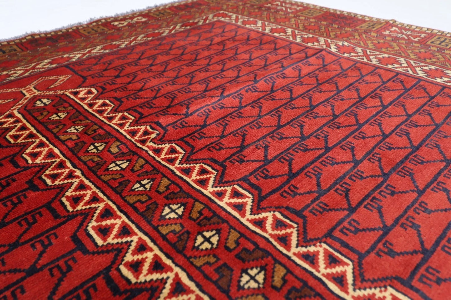 204 x 294 cm | Maranoce Afghan Tribal Hand Knotted Carpet