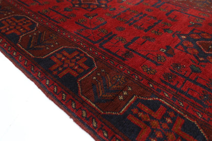 81 x 471 cm | Khal Mohammadi Afghan Tribal Hand Knotted Wool Runner