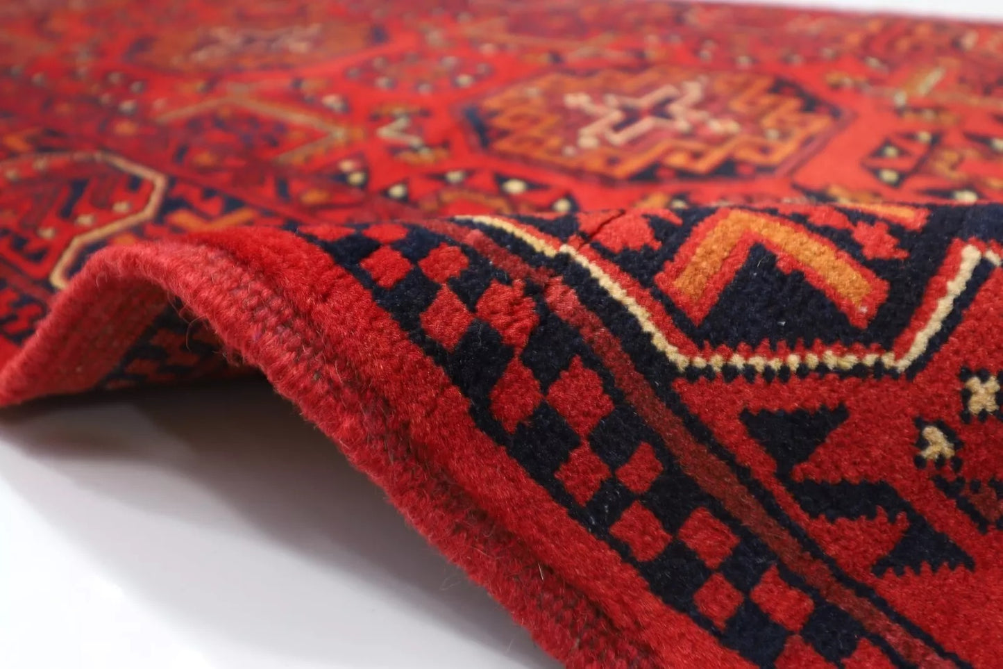 78 x 285 cm | Bokhara Afghan Tribal Hand Knotted Wool Runner