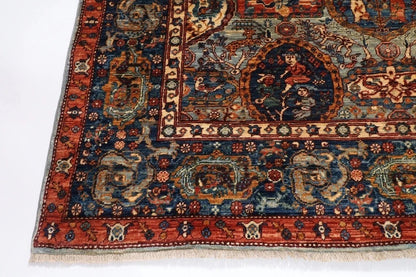 149 x 204 cm | Kerman Afghan Tribal Hand Knotted Veg Dye Wool Carpet