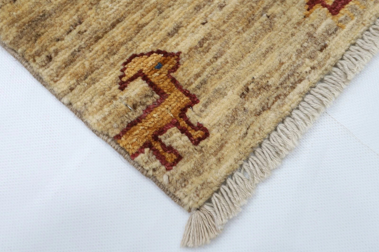166 x 247 cm | Landscape Afghan Tribal Hand Knotted Veg Dye Wool Carpet