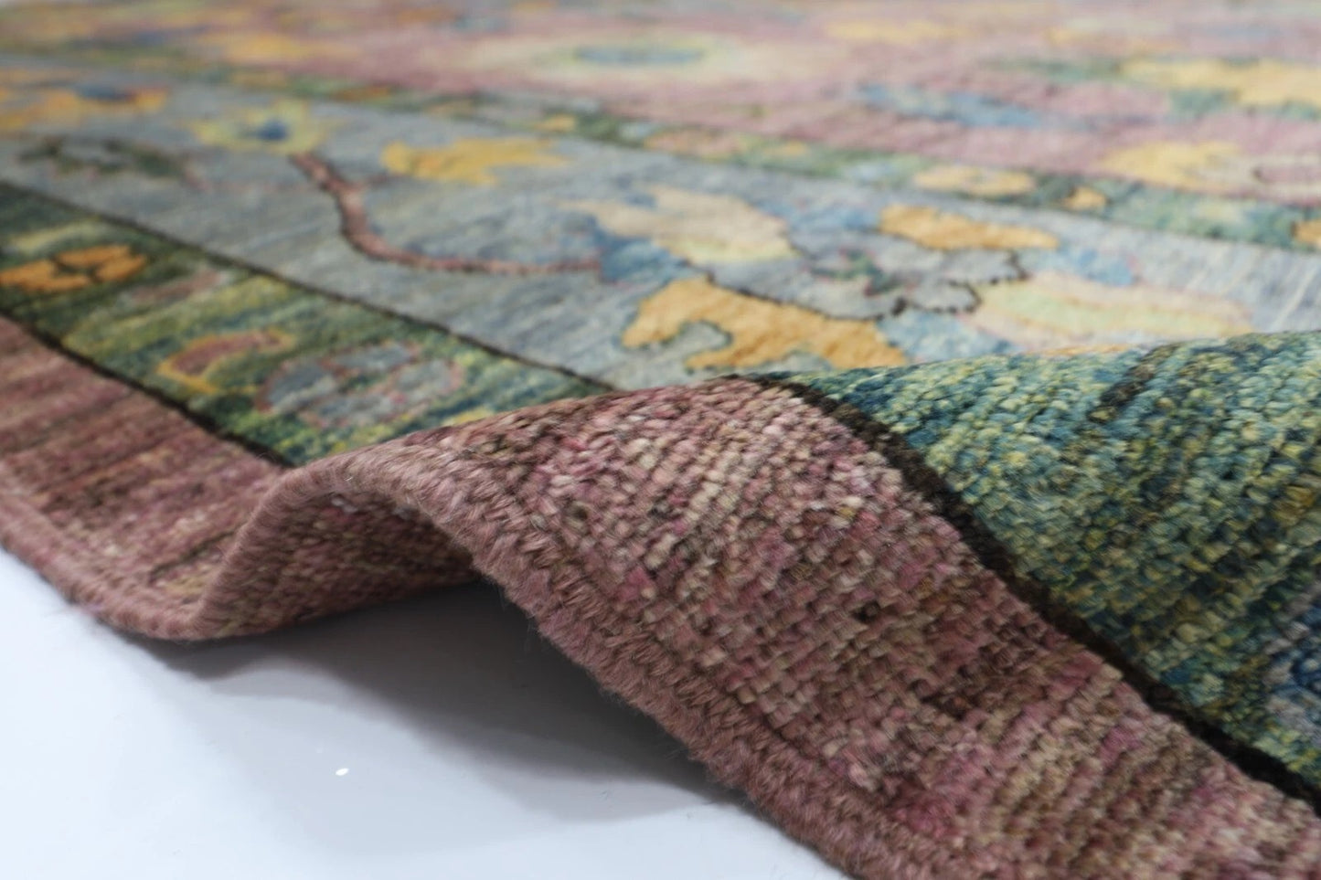 253 x 303 cm | Oushak Afghan Tribal Hand Knotted Carpet