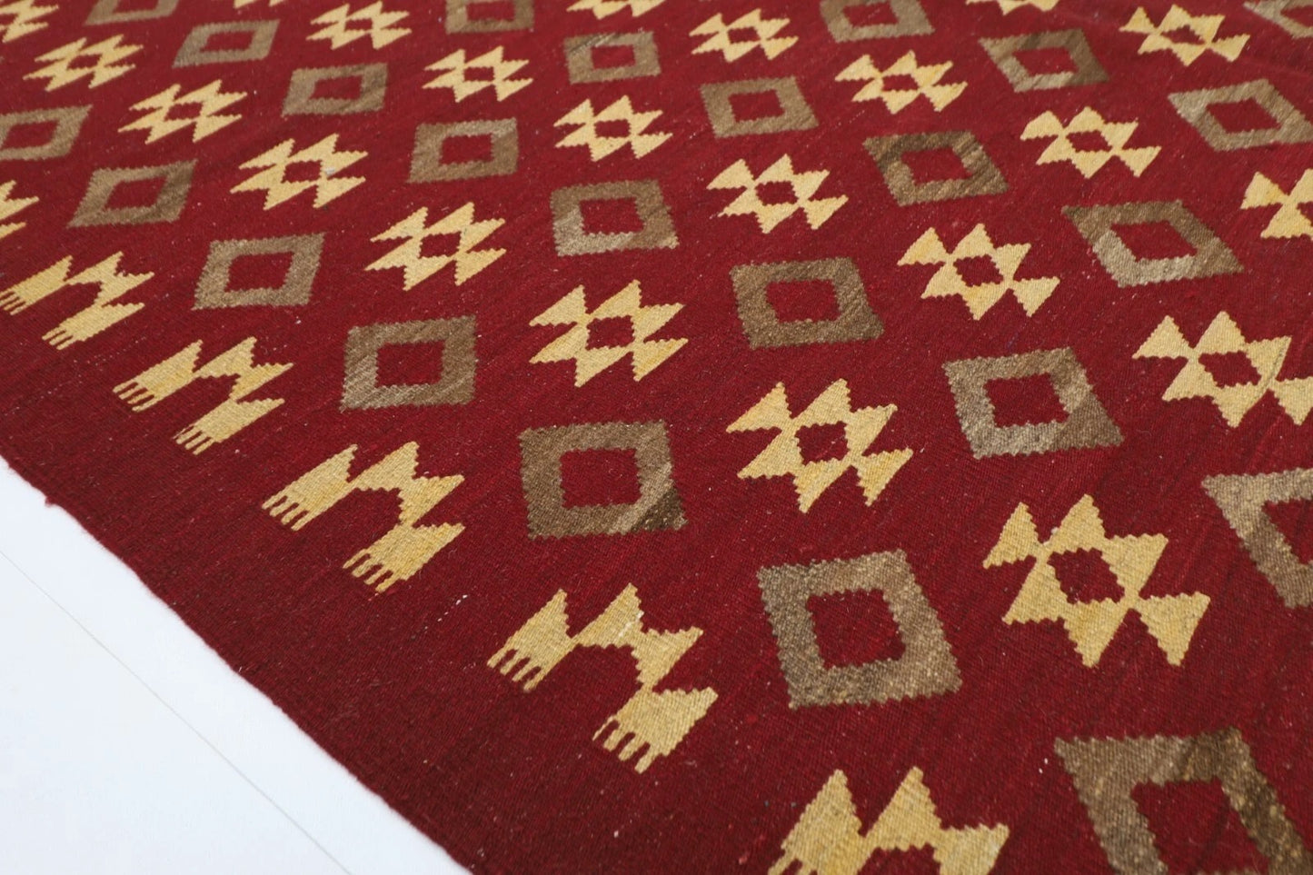 196 x 300 cm | Flat Weaved Afghan Tribal Hand Knotted Kilim