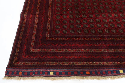 202 x 299 cm | Fine Mori Bokhara Afghan Tribal Hand Knotted Carpet
