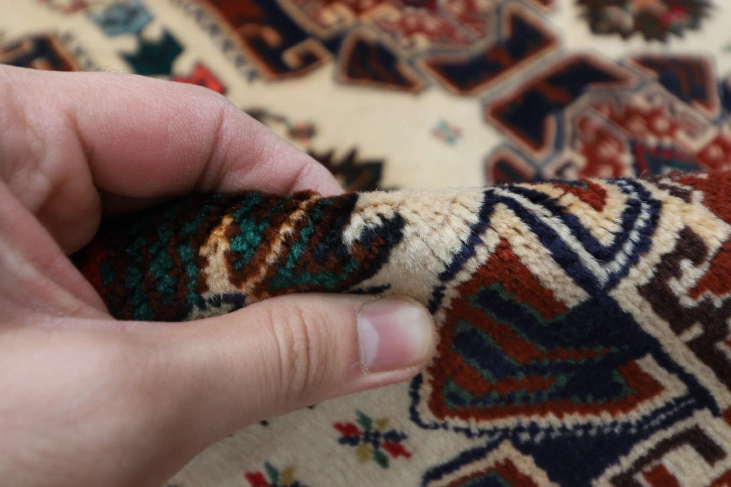 113 x 204 cm | Baluch Afghan Tribal Hand Knotted Veg Dye Wool carpet