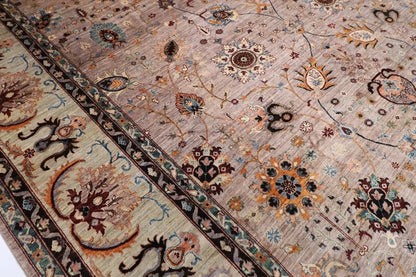 370 x 453 cm | Aryana Afghan Tribal Hand Knotted Carpet