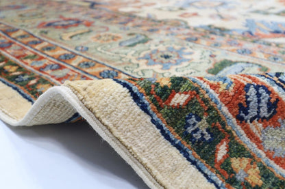 305 x 408 cm | Aryana Beige Afghan Hand Knotted Carpet