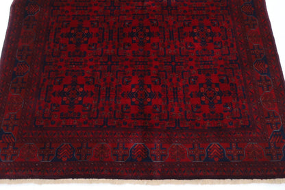 154 x 196 cm | Belgic Tribal Hand Knotted Wool Carpet