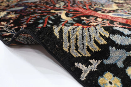 202 x 298 cm | Birds Afghan Tribal Hand Knotted Carpet