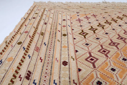 195 x 286 cm | Carpet Kilim Afghan Tribal Hand Knotted Carpet