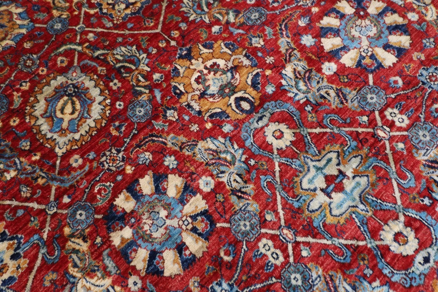 271 x 363 cm | Aryana Afghan Tribal Hand Knotted Carpet