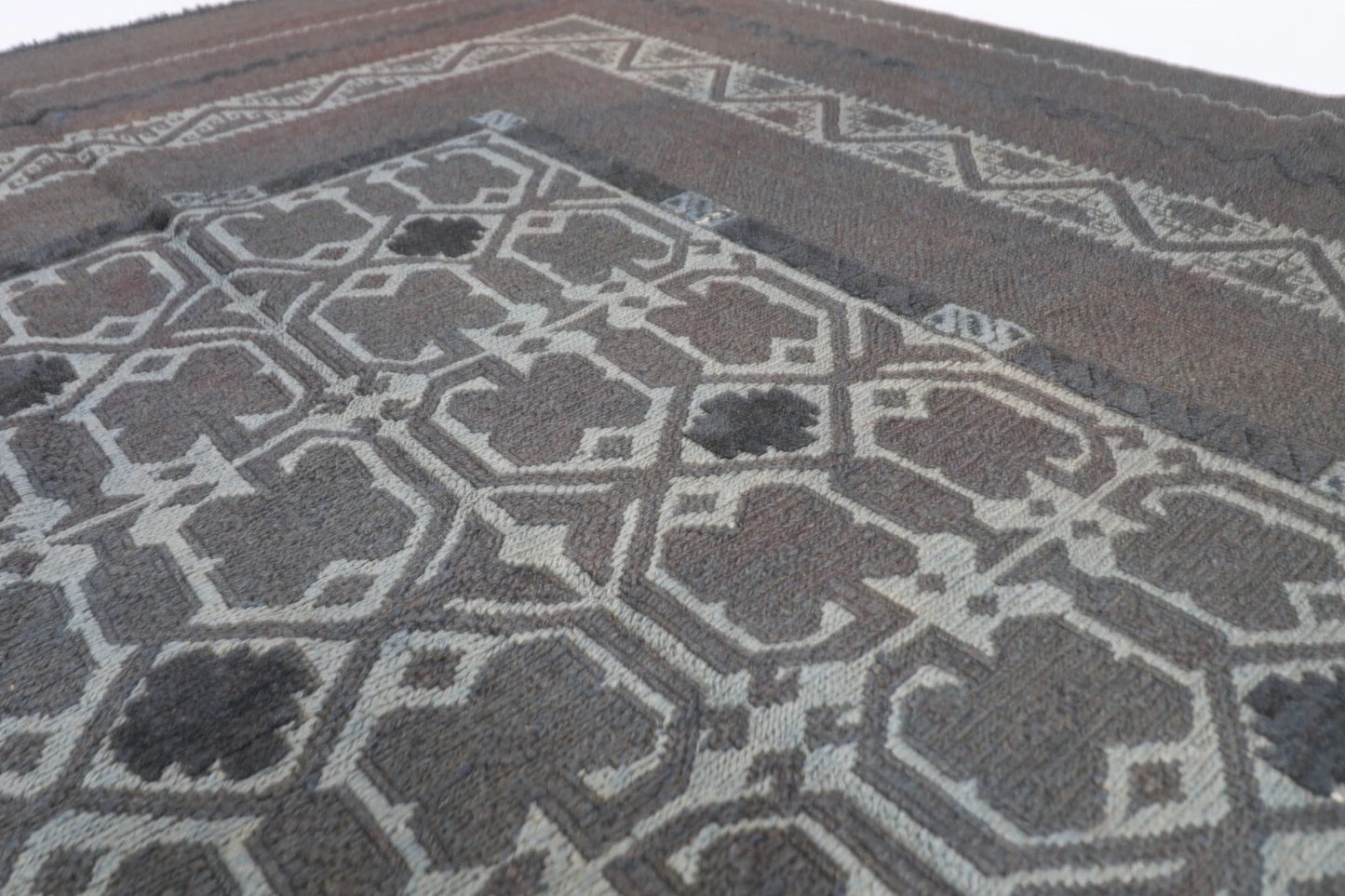 180 x 250 cm | Over Dye Afghan Tribal Hand Knotted Veg Dye Wool Carpet