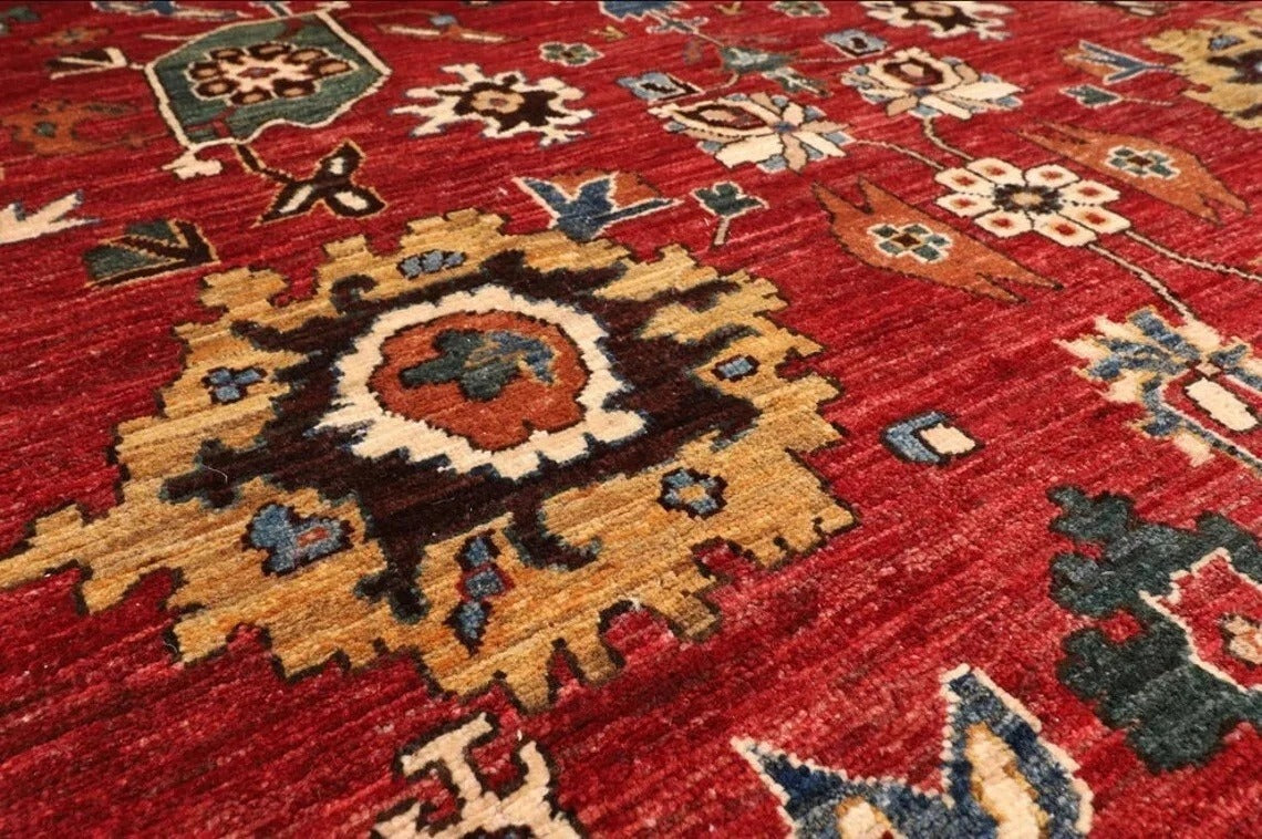 278 x 364 cm | Aryana Afghan Tribal Hand Knotted Carpet