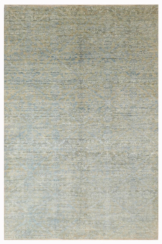 190 x 271 cm | Gabbeh Blue Afghan Tribal Hand Knotted Veg Dye Wool Carpet