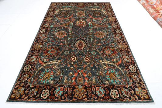 198 x 297 cm | Sickle leaf Afghan Tribal Hand Knotted Carpet