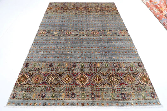 207 x 286 cm | Khorjun Afghan Tribal Hand Knotted Carpet