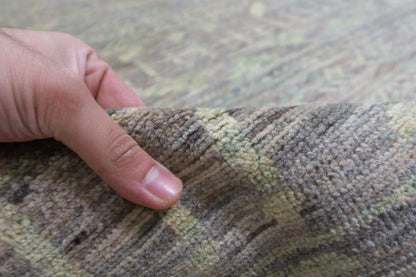 180 x 263 cm | Gabbeh Gray Afghan Tribal Hand Knotted Veg Dye Wool Carpet