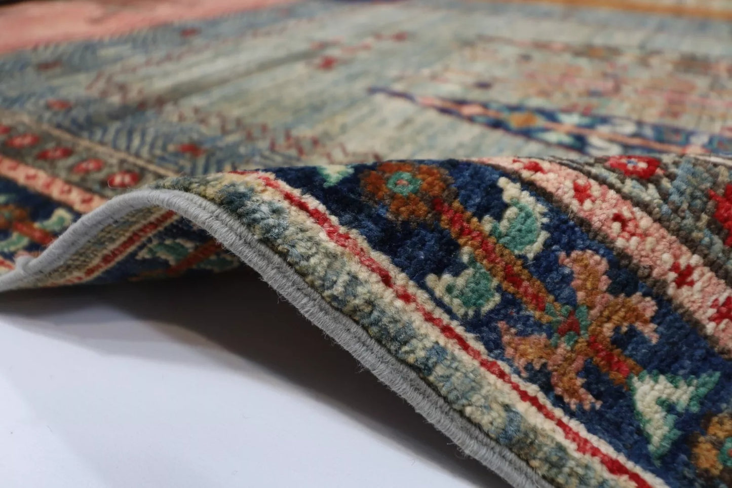 149 x 201 cm | Trees Afghan Tribal Hand Knotted Veg Dye Wool carpet