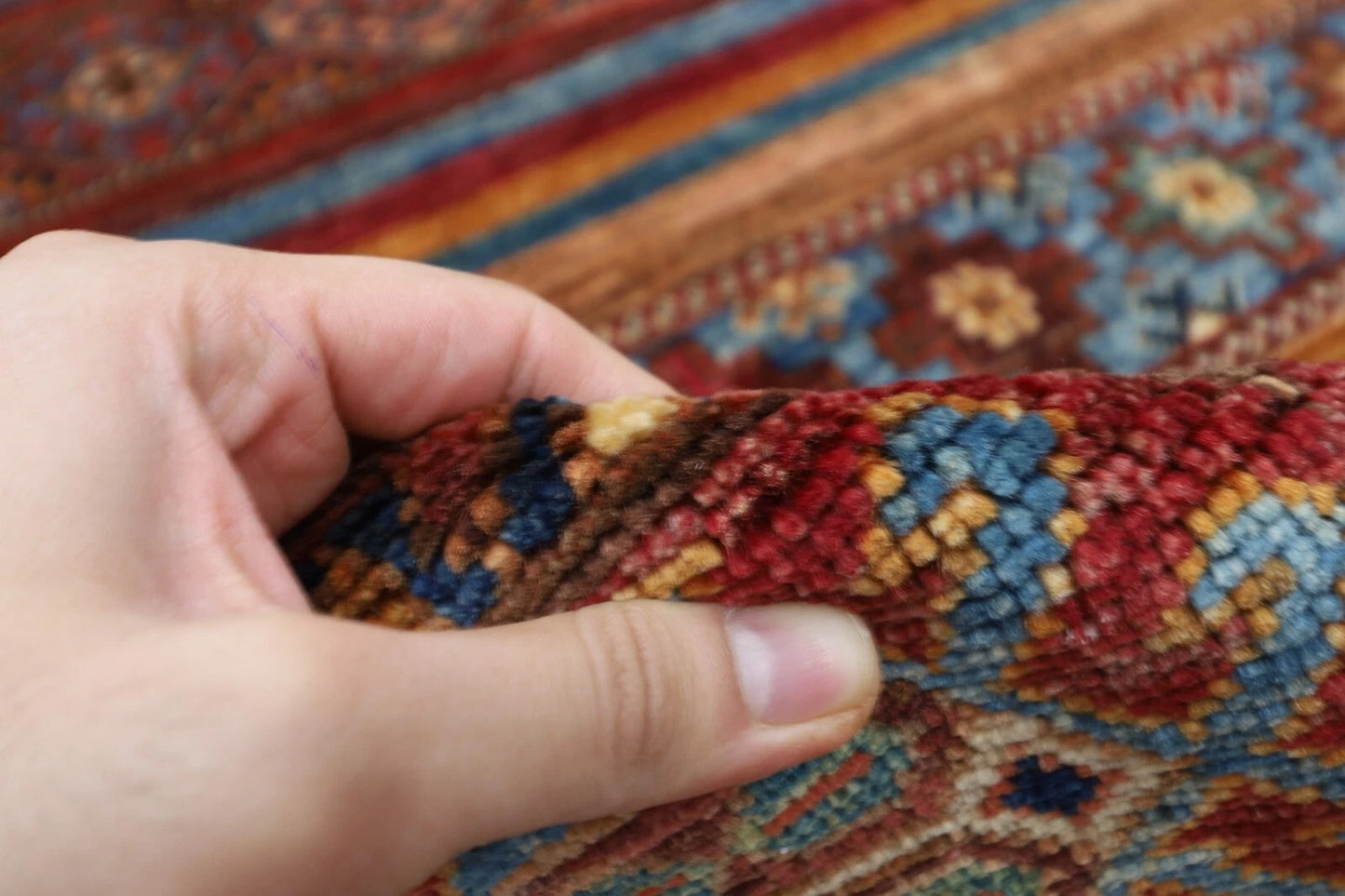 206 x 295 cm | Khorjun Afghan Tribal Hand Knotted Carpet