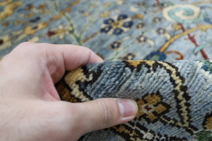 270 x 367 cm | Sickle Leaf Afghan Tribal Hand Knotted Carpet