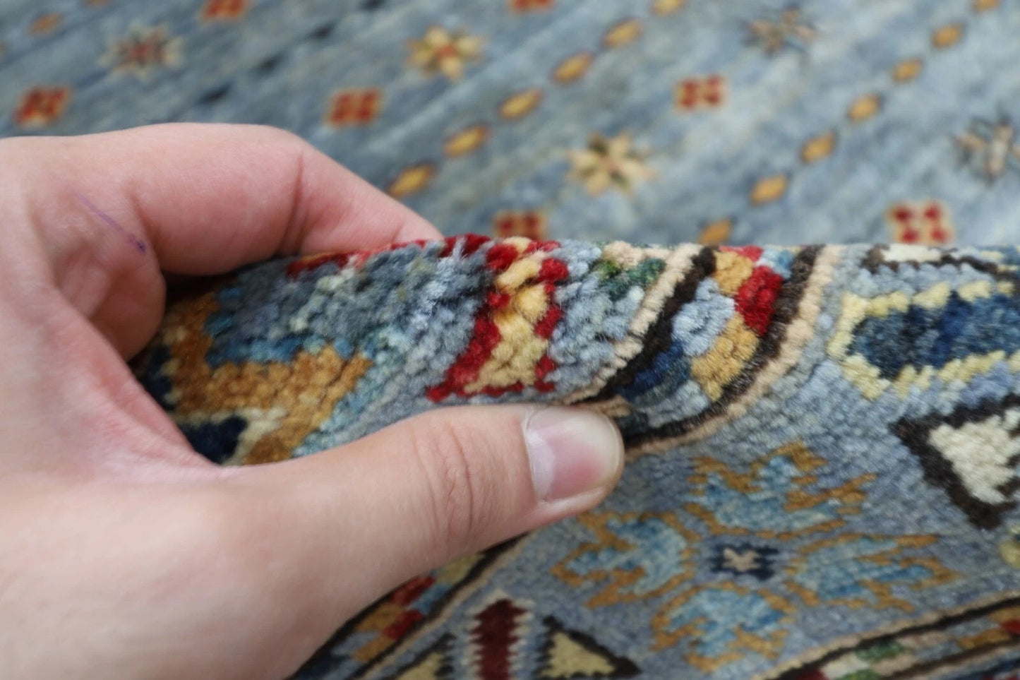 207 x 286 cm | Khorjun Afghan Tribal Hand Knotted Carpet
