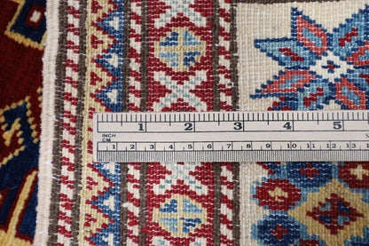 152 x 223 cm | Shirvan Tribal Hand Knotted Veg Dye Wool Carpet