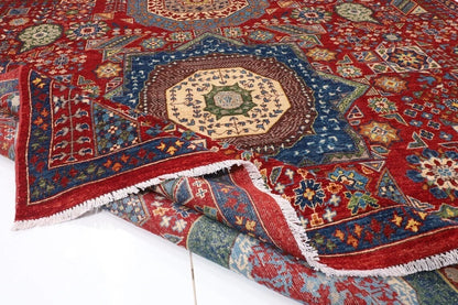 250 x 310 cm | Mamluk Afghan Tribal Hand Knotted Carpet