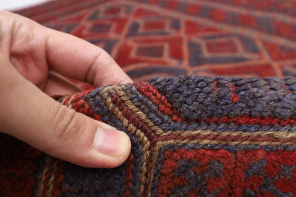 155 x 171 cm | Accent Afghan Tribal Hand Knotted Veg Dye Wool Carpet