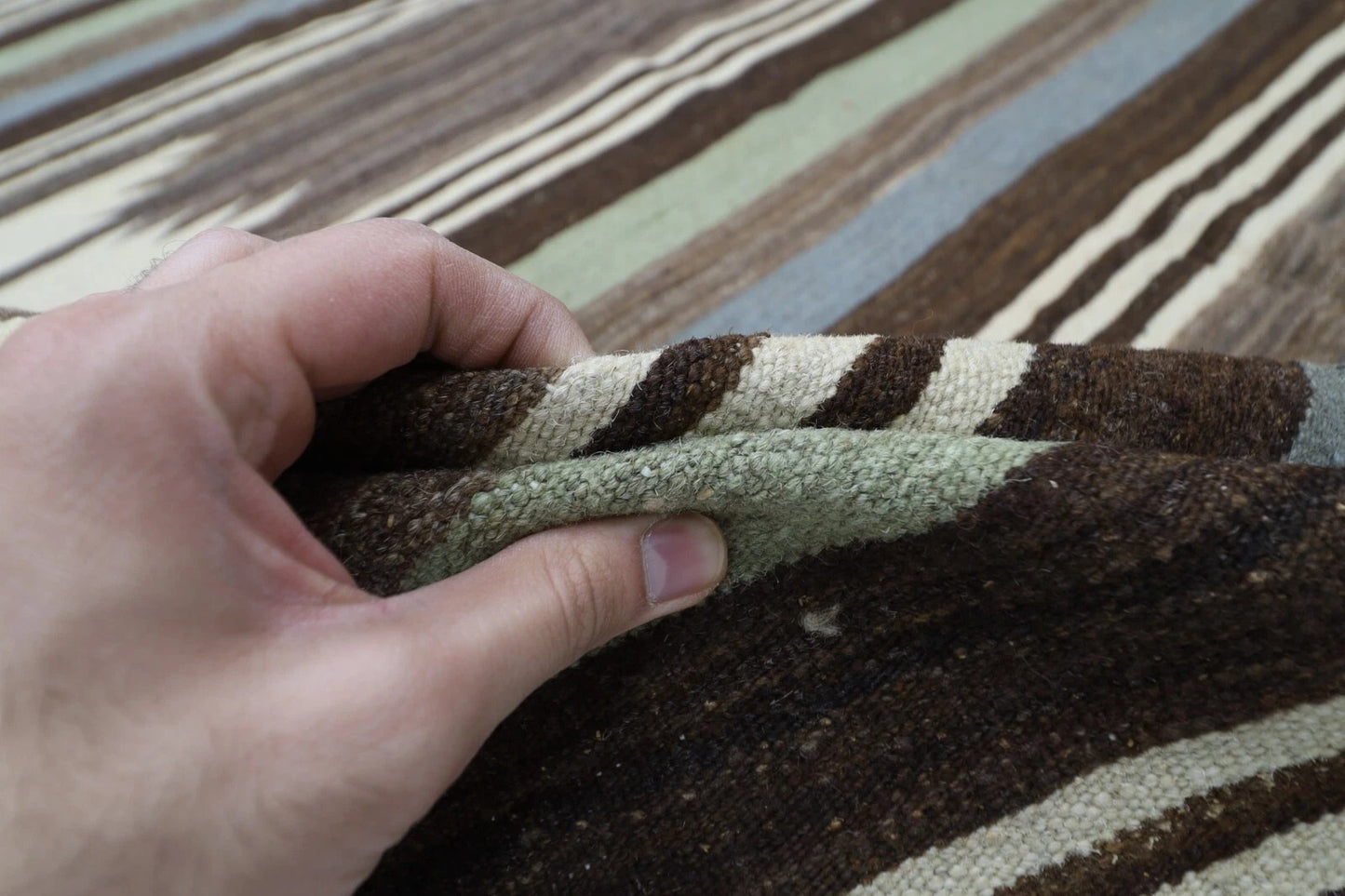 204 x 290 cm | Flat Weaved Afghan Tribal Hand Knotted Kilim