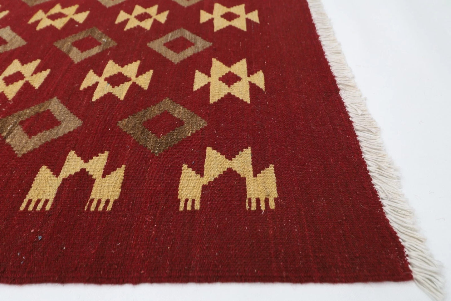 196 x 300 cm | Flat Weaved Afghan Tribal Hand Knotted Kilim